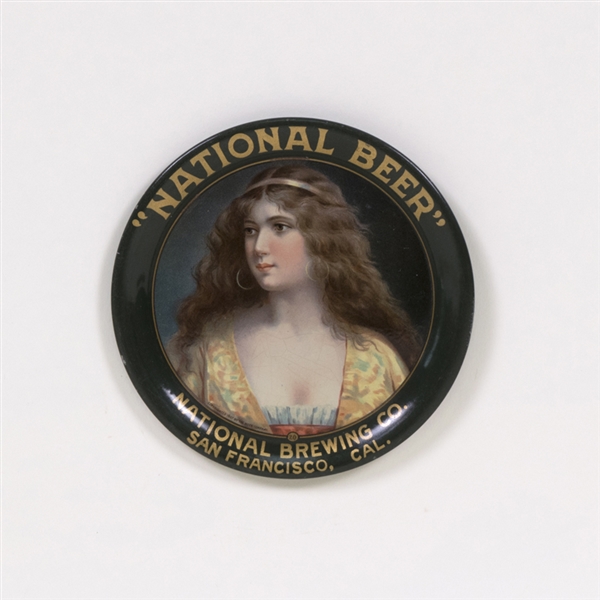 National Beer San Francisco Victorian Lady Tip Tray